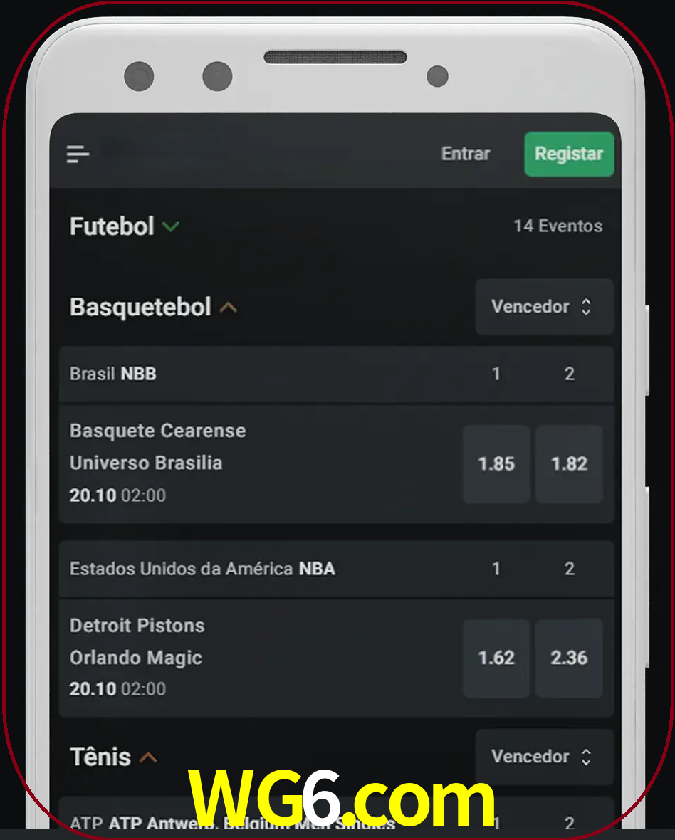 Aposte e assista aos esportes em formato ao vivo.