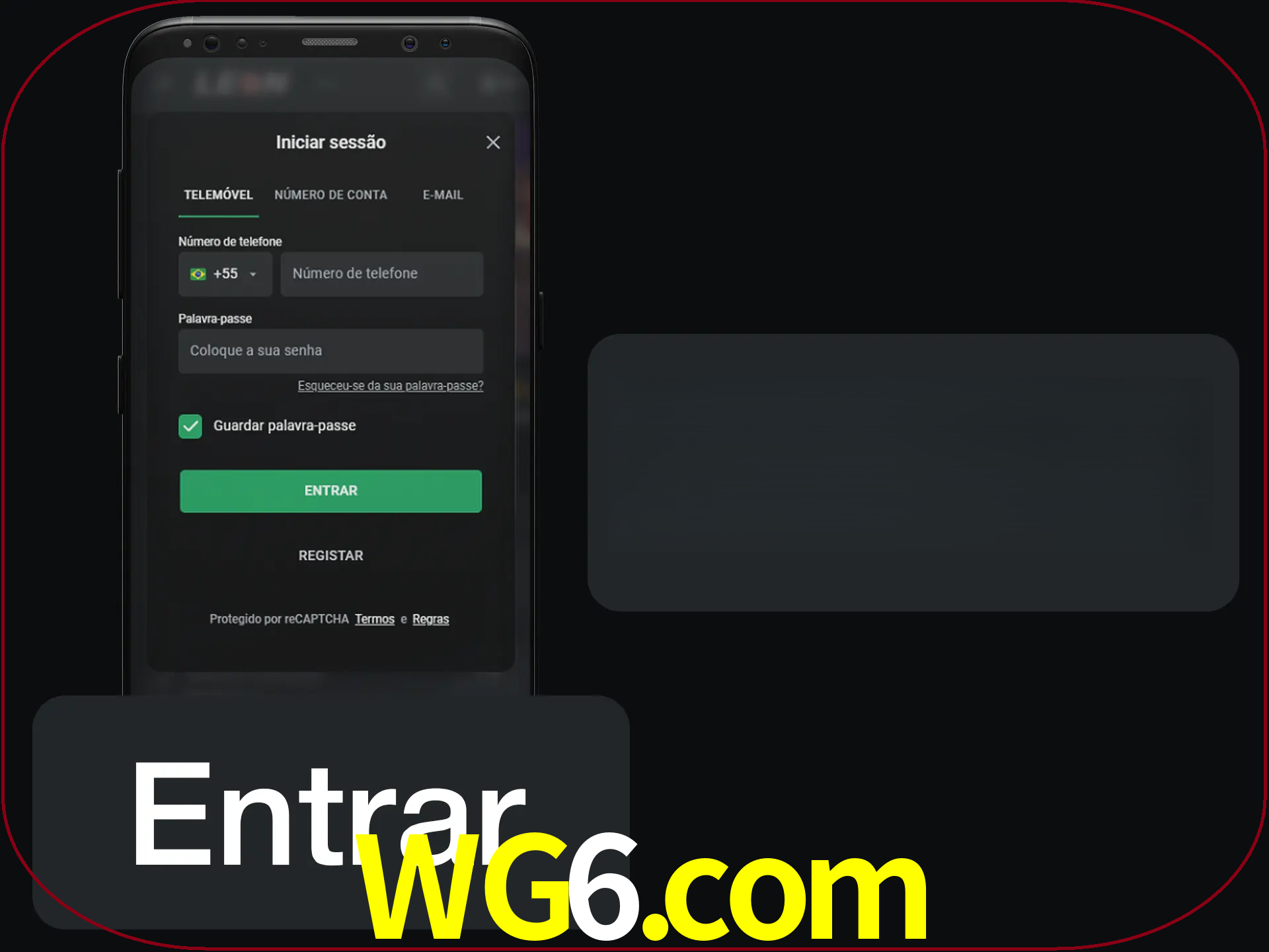 Faça o login para começar a apostar e jogar no cassino.